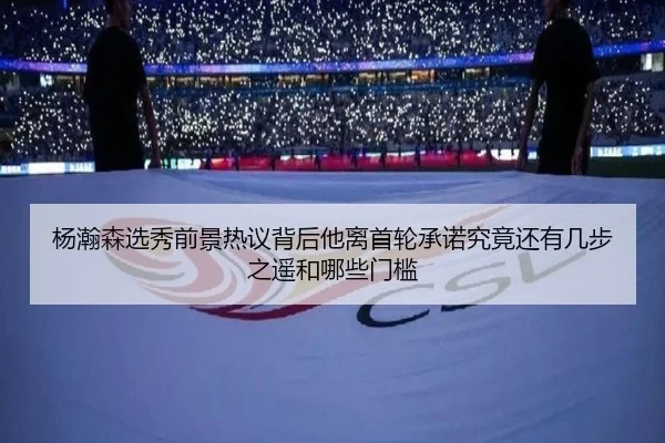 杨瀚森选秀前景热议背后他离首轮承诺究竟还有几步之遥和哪些门槛